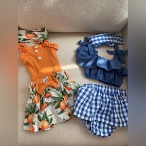 Used once. 2 outfits